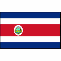 Costa Rica - costarikansk medborgareflagga Acrylic Cut Out