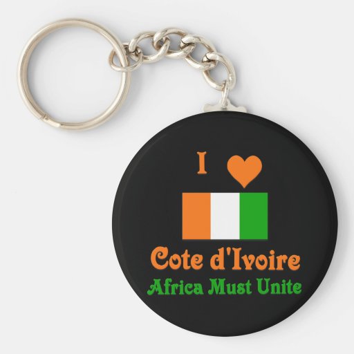 Cote d'Ivoire Nyckelringar