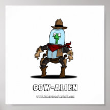 COW-ALIEN AFFISCH
