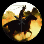 Cowboy 1 Wall Clocks & Numeral Options väggklockor
