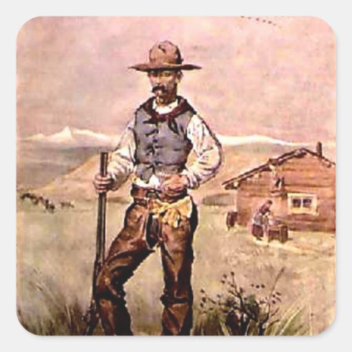 Cowboyen Klistermärken