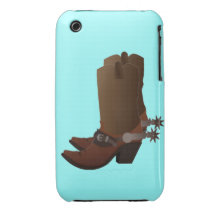 Cowboyen startar fodral iPhone 3 Case-Mate case
