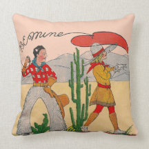 Cowboy'sens älsklingvintage kudder