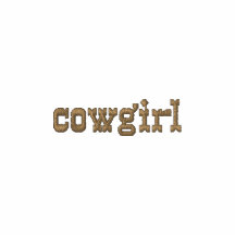 Cowgirl broderad skjorta
