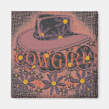 Cowgirl (hallonrosor) magneter