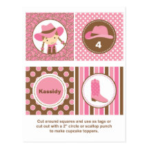 CowgirlmuffinToppers Vykort