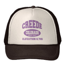 Creede Colorado efter 1892 Kepsar