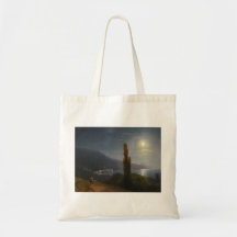 Crimean kusten i månsken Ivan Aivazovsky Tygkassar