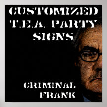 CriminalFrank skräddarsy T.E.A. Festa Underteckna Affischer