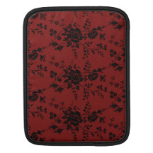 Crimson blom- sleeve sleeves för iPads