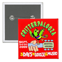 CRITTERPALOOZA knäppas Pins