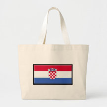 Croatia Flag Canvas Bag