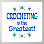 Crocheting is the Greatest Posters