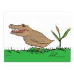 Crocoduck vykort i färg!