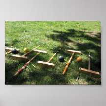 Croquet Affisch