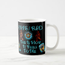CRPS RSD detta är hur det känselförnimmelser till  Kaffe Mugg