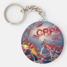 CRPS/RSD som rider ut stormen Keychain Nyckel Ringar