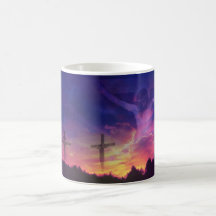 Crucifixionen av den Jesus Kristus Kaffe Koppar