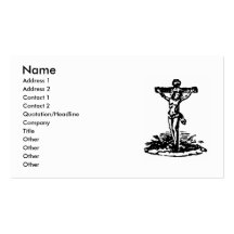 Crucifixvisitkort