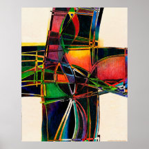 "Cruciform 16" tryck Posters