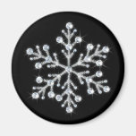 Crystal Snowflakemagnet Kylskåpmagneter