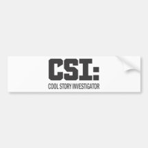 CSI: Kall berättelseutredare Bildekal
