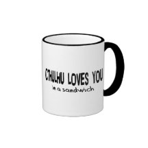 Cthulhu älskar dig kaffe muggar