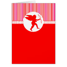 Cupid med pilbågevalentines daykortet
