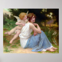 Cupid och psyken affisch