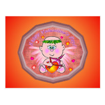 Cupidvalentin vykort för dag