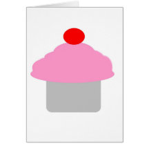 Cuppy tårta hälsningskort
