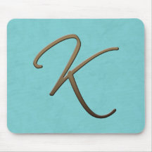 cursive monogram - K Musmatta