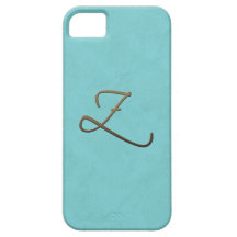 cursive monogram - Z iPhone 5 Cover