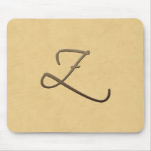 cursive monogram - Z Mus Matta