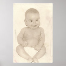 Curtis-baby-bild Affisch