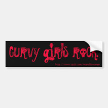 "Curvy flickasten.", Bildekal