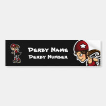 Customisable rullDerby Jammer Bildekaler