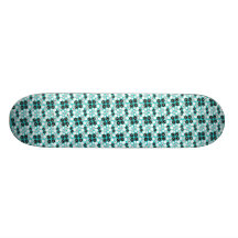 Customizable Retro Ovals Skate Deck