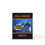 Cute Halloween Party Invitation Cards
