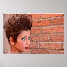 Cute Short Hair Poster