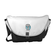 Cutenessöverbelastningstecknad Meme Messenger Bag