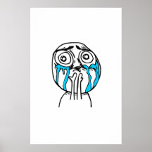 Cutenessöverbelastningstecknad Meme Posters
