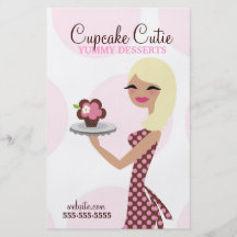 Cutie för muffin 311 blondin custom flyer