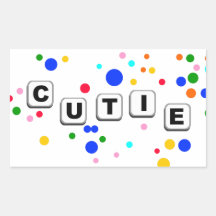 Cutie klistermärke
