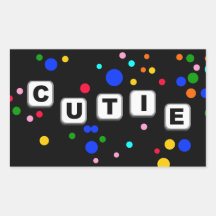 Cutie klistermärke