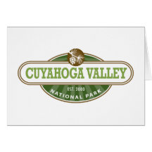 Cuyahoga dalnationalpark hälsningskort