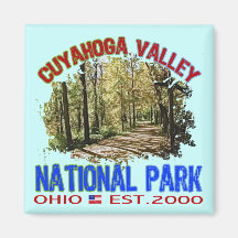 Cuyahoga dalnationalpark, Ohio Kylskåpsnagnet