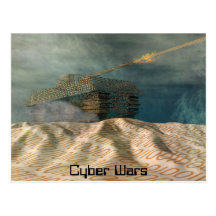Cyberen kriger vykortet