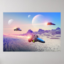 Cyberian flyg 2 - scifien avbildar affischer
