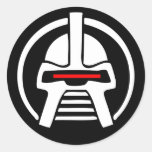 Cyborg Runda Klistermärken